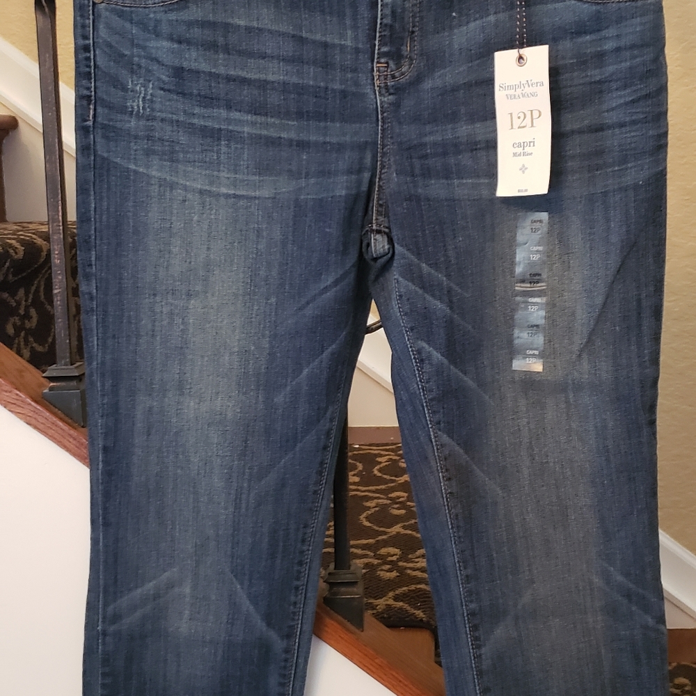 Simply Vera Vera Wang Capri jeans